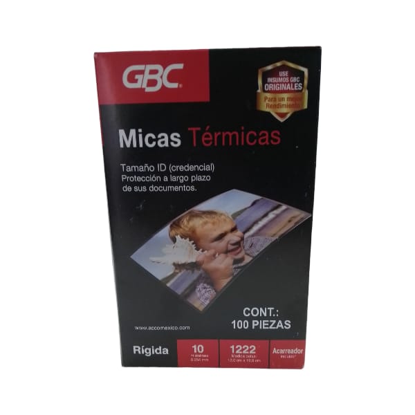 MICA TERMICA GBC 10 mls 12 x  CM /12 1222 | La estrella division  Papeleria